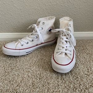 White High Top Converse